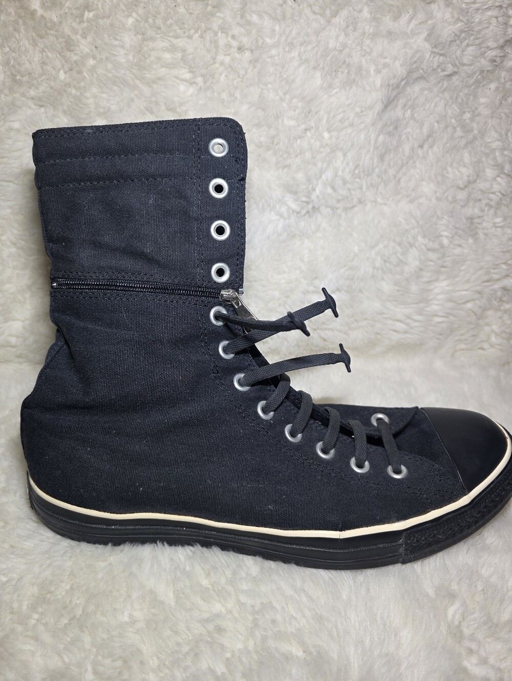 Rare Converse Chuck Taylor XX-Hi Convertible Zip-Off Boots Men 10 / Wmn 12 - Picture 12 of 12